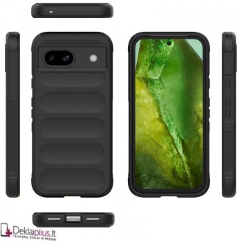 Magic Shield guminis dėklas - juodas (Google Pixel 8A)